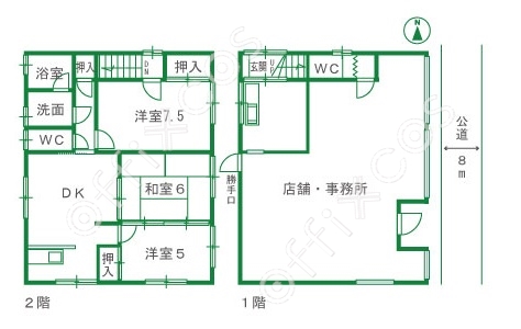 四日市市赤堀新町 貸店舗付住居