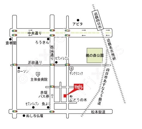 四日市市赤堀新町 貸店舗付住居